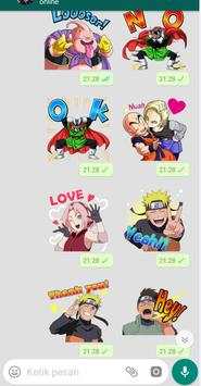 Anime Sticker for Whatsapp - WHATSTICKER APPS screenshot 3