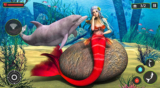 Mermaid Simulator Mermaid Game screenshot 9