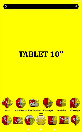 Red and Yellow Icon Pack screenshot 17