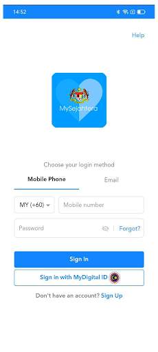 MySejahtera screenshot 1