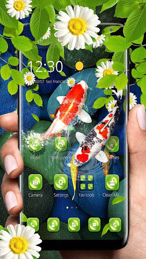 Koi fish themes screenshot 1