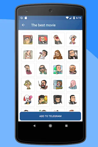 Stickers for Telegram app screenshot 3