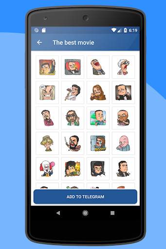Stickers for Telegram app screenshot 3