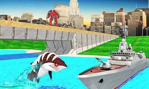 Robot Shark Simulator:Angry Shark Attack screenshot 2