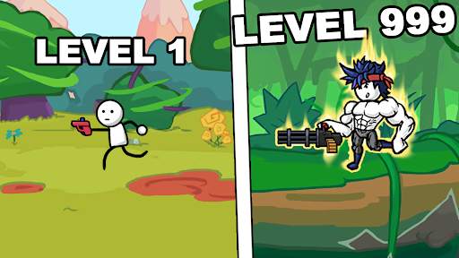 One Gun: Stickman เกมไม่ใช้เน็ screenshot 1