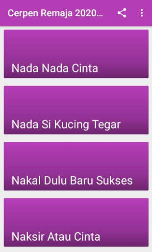 Cerpen Remaja 2020 Versi Offline 500 Cerpen Remaja screenshot 1