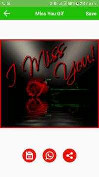 Miss You Gif screenshot 5