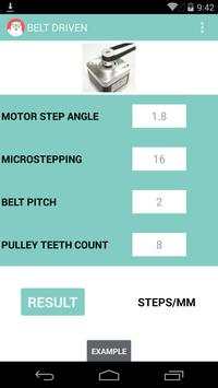 STEPS PER MILLIMETER CALCULATOR 2 تصوير الشاشة