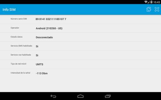 Info SIM screenshot 2