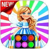 Princess Coloring Game - EASY icon