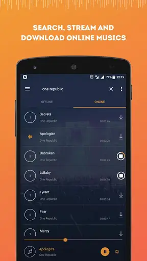Zedmusic Player - search, stream and download screenshot 3