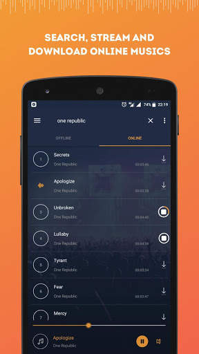 Zedmusic Player - search, stream and download screenshot 3