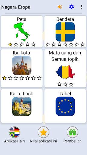 Negara Eropa: Peta, bendera dan ibu kota kuis screenshot 3