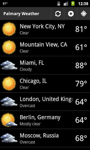 Palmary Weather screenshot 1