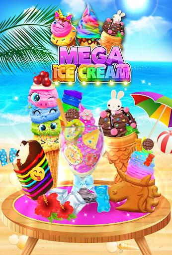 Mega Ice Cream Popsicles Maker & Ice Cream Games screenshot 2