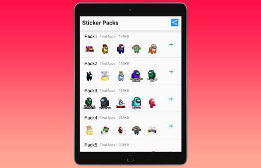 WAStickerApps - Among US Cute And Funny Stickers screenshot 4