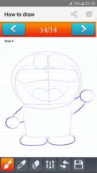 how to draw Doraemon screenshot 1
