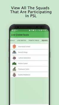 Live Cricket Score - PSL 2019 screenshot 4