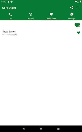 Five Card Dialer  (Etisalat) 16 تصوير الشاشة