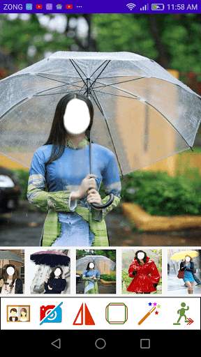 Umbrella Girls Photo Frames 3 تصوير الشاشة