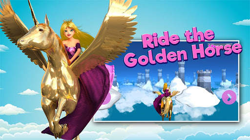 Princess Unicorn Sky World Run screenshot 2