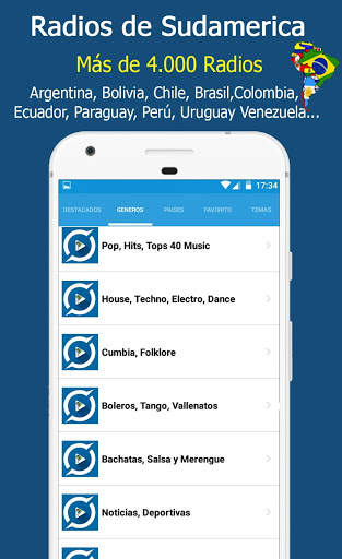 South America Radios - Radio Online 4 تصوير الشاشة