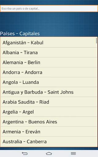 Capitales de Paises screenshot 7