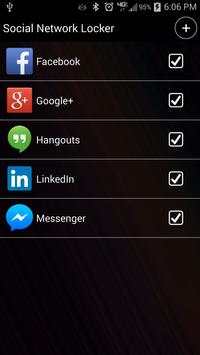 Social Network Lock 1 تصوير الشاشة