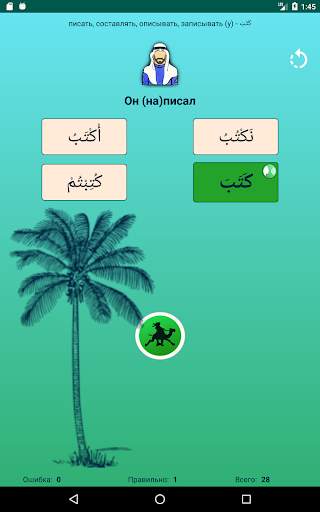 Arabic verbs - tests. Lite screenshot 11