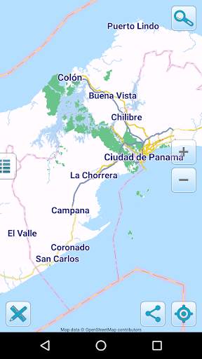 Map of Panama offline screenshot 1
