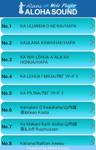 Aloha Sound Mele Player screenshot 3