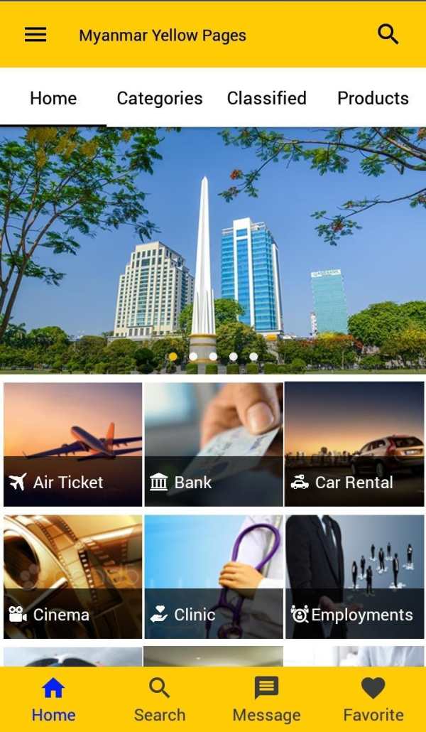 Myanmar Yellow Pages screenshot 2