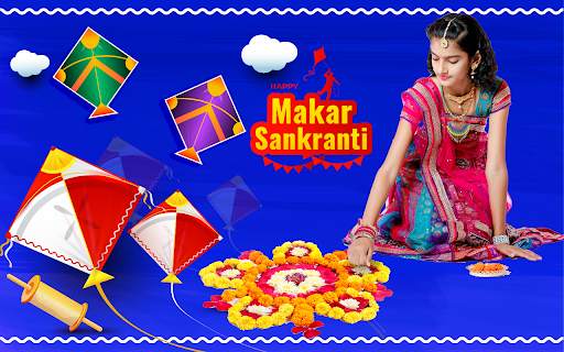 Makar Sankranti Photo Editor - Pongal Photo Frames screenshot 1