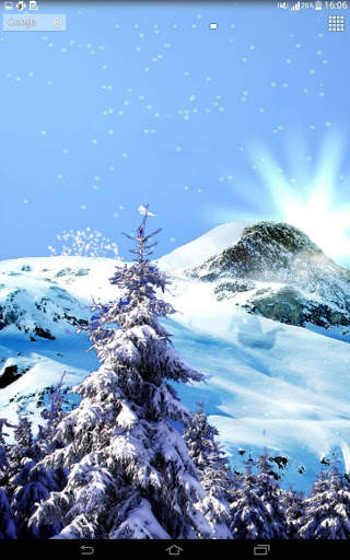 Snowfalling Live Wallpaper screenshot 4