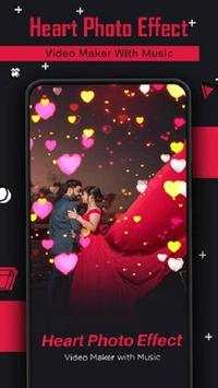 Heart Photo Effect Video Maker With Music screenshot 1
