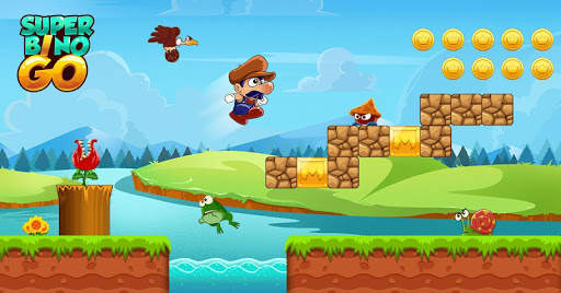 Super Bino Go:アドベンチャージャングルゲーム screenshot 1