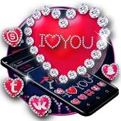 Love You Diamond Launcher Theme 1.0.1