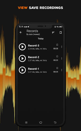 voice recorder app free for android screenshot 6