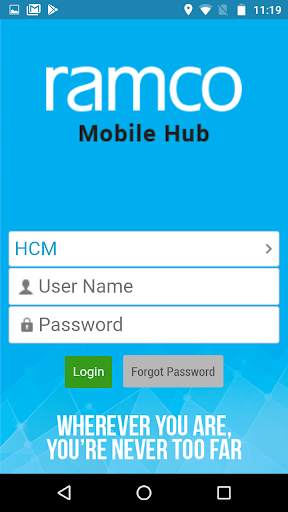 Ramco Mobile Hub screenshot 1