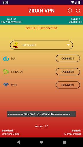 ZIDAN VPN screenshot 1