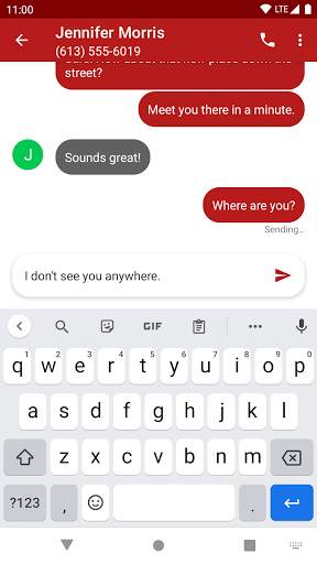VoIP.ms SMS screenshot 2