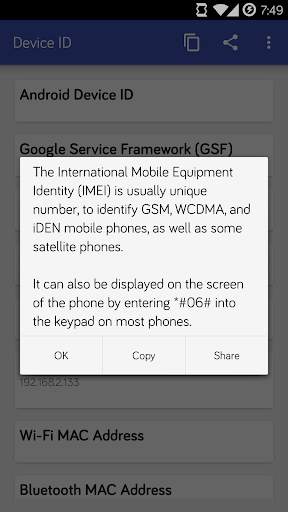 Device ID screenshot 2