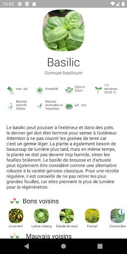 Planificateur de légumes screenshot 1