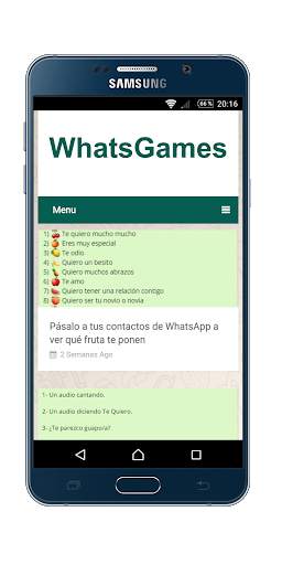 Juegos para whatsapp screenshot 2