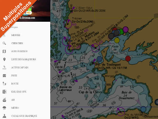 AIS Flytomap GPS Cartes nautiques et de pêche screenshot 13