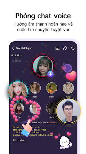 Hello Yo - Nhóm chat giọng nói screenshot 1