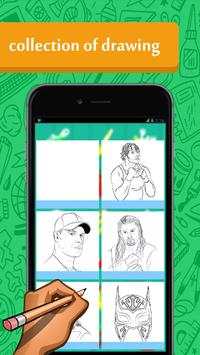 How To Draw WWE Players स्क्रीनशॉट 2