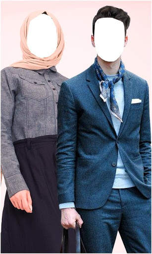 Hijab Couples Photo Suit Editor Free screenshot 3