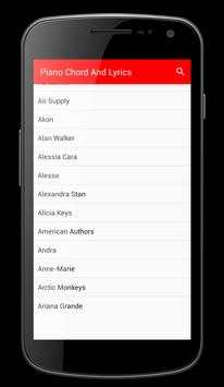 Piano Chords and Lyrics Offline screenshot 5