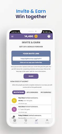 Gift Center - Earn Game Codes screenshot 8